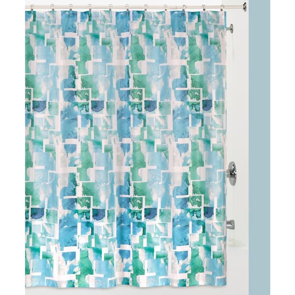 Creative Bath Oceania 72 Turquoise, Turquoise Blue Shower Curtains