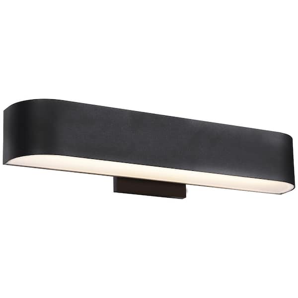 Access Lighting Montreal Medium 1-Light Black LED Outdoor Wall Mount Sconce
