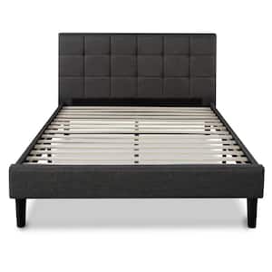 Axel Gray Frame Full Upholstered Platform Bed