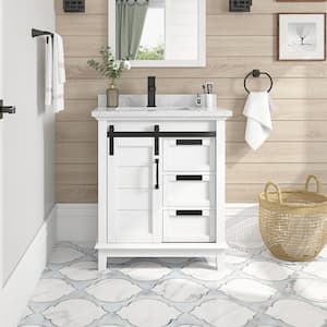 Dracelo 12 in. W x 6 in. D x 4.6 in. H White Bathroom Organizer Shelves,  Multifunctional Toilet Rack Wall Mounting Design B0B7RSNG5V - The Home Depot