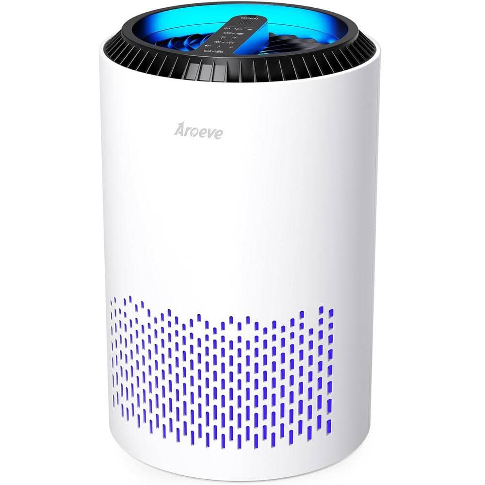 287 sq. ft. Air Purifiers for Home with Sleep Mode, Speed Control for Smoke