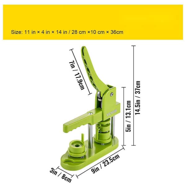 Rotary Circle Cutters for button making available in various sizes