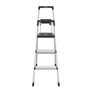 5 ft. Aluminum Platform Step Ladder (9 ft. Reach), 225 lbs. Load Capacity Type II Duty Rating