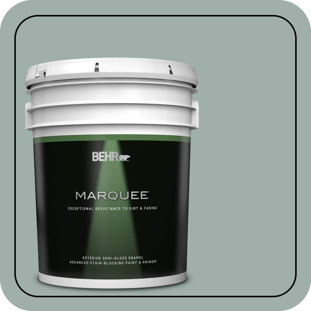 5 gal. #490F-4 Gray Morning Semi-Gloss Enamel Exterior Paint & Primer product image for price tracking