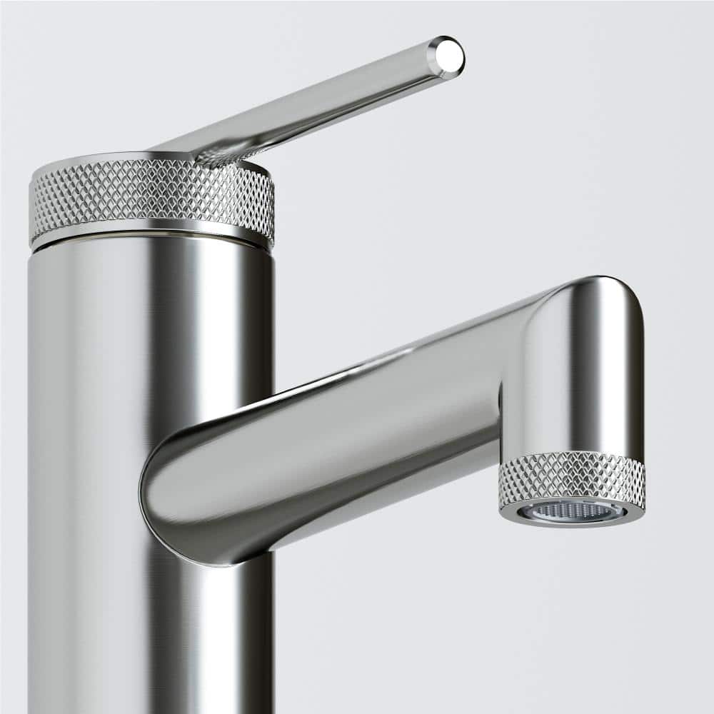 Sterling Brushed Nickel Single Handle Bathroom Faucet