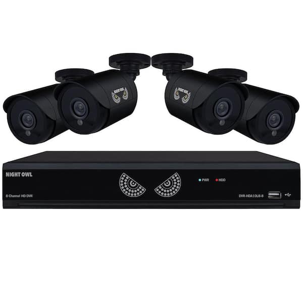 Night Owl 8-Channel 1080 Lite 1TB Surveillance DVR with 4 x 720p Cameras