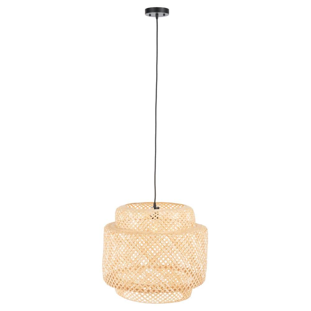 Wilford 4-Watt 1-Light Natural Pendant Light with Bamboo Shade price history on PriceWatchPro