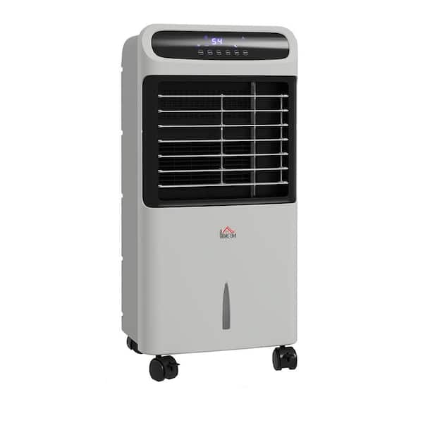 200 CFM 32 in. Evaporative Air Cooler 3.2 Gal. Tank, 60° Oscillation, 3-in-1 Cooling with 12 H Timer and Remote-Gray