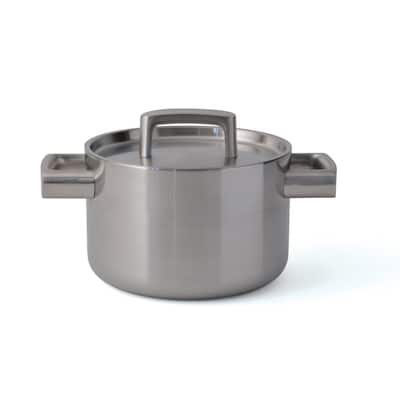 Ron 3.2 Qt. Stainless Steel 5-Ply Casserole with Lid
