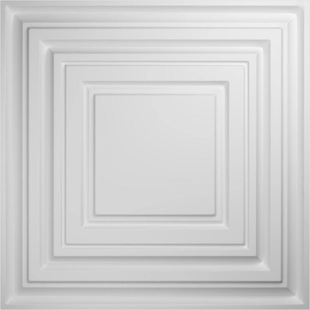 White Textured 3D PVC Decorative Wall Panels Set