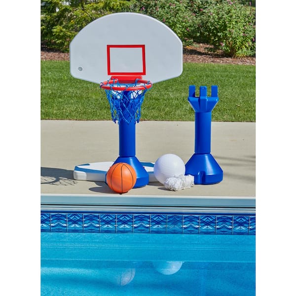 American Plastic Toys Jump 'n Slam Basketball Set