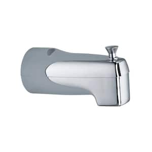 Diverter 5.5 in. Tub Spout with Slip Fit Connection in Chrome