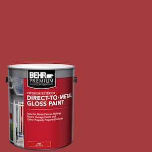 1 Gal. Red Direct-to-Metal Gloss Interior/Exterior Paint