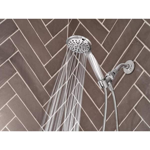 Attune 6-Spray Patterns Wall Mount 4 in. Handheld Showerhead in Chrome