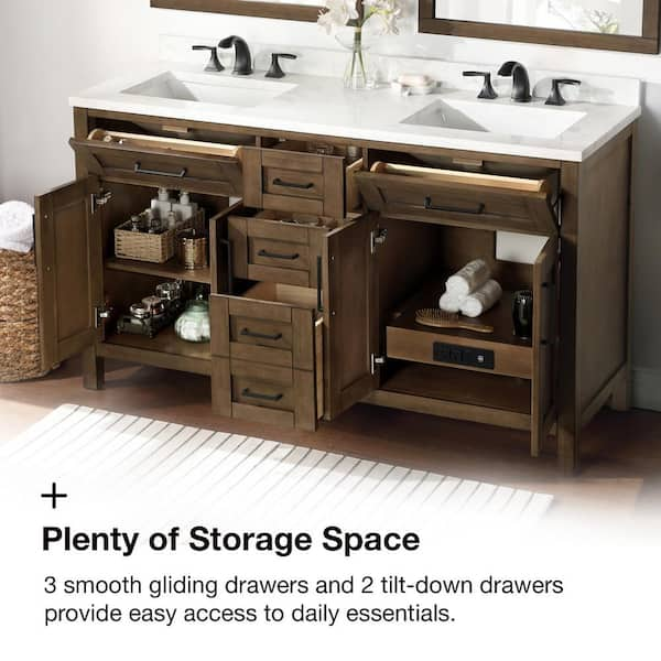 Ove Decors Tahoe 72 W x 21 D Freestanding Bathroom Vanity with