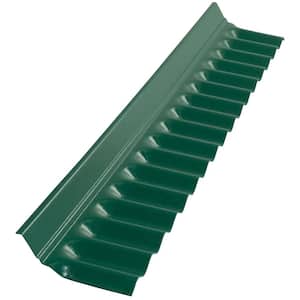 4 ft. Polycarbonate Wall Connector Flashing in Rainforest Green