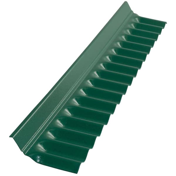 Suntop 4 ft. Polycarbonate Wall Connector Flashing in Rainforest Green