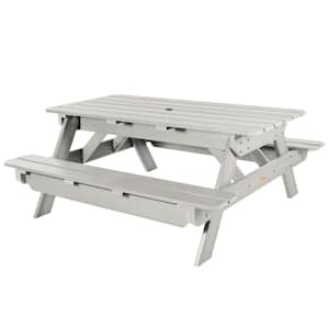 Hometown Plastic Outdoor Picnic Table Harbor Gray