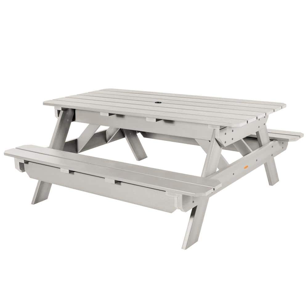 Harbor Gray 6-Foot Synthetic Wood Outdoor Picnic Table