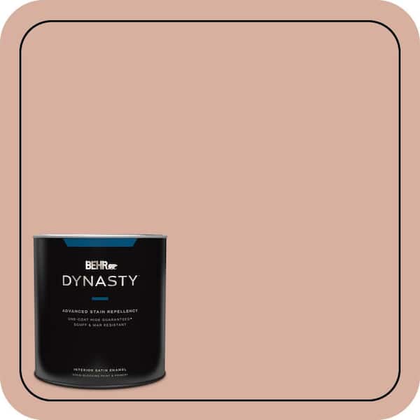 BEHR DYNASTY 1 qt. #S180-3 Flowerpot One-Coat Hide Satin Enamel Interior Stain-Blocking Paint and Primer