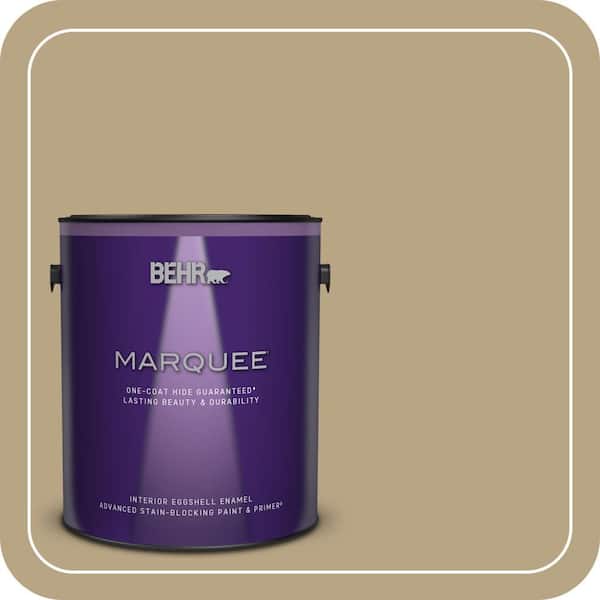 BEHR MARQUEE 1 gal. Home Decorators Collection #HDC-CT-07 Country Cork One-Coat Hide Eggshell Enamel Interior Paint & Primer