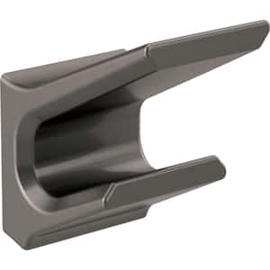 Pivotal Double Robe Hook in Black Stainless