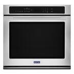 27 in. Single Electric Wall Oven with True Convection in Fingerprint Resistant Stainless Steel