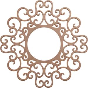 20 in. x 20 in. x 1/4 in. Reims Wood Fretwork Pierced Ceiling Medallion, Wood (Paint Grade)