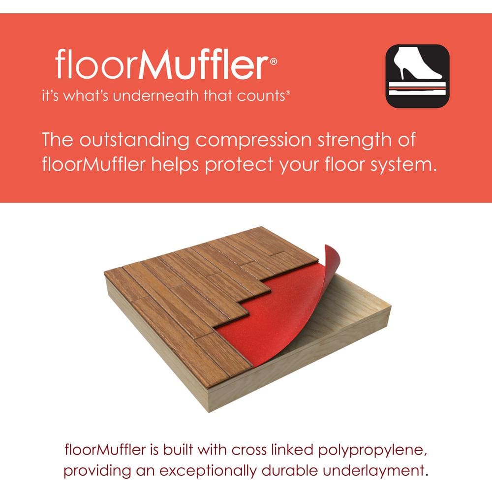 Buy 100 sq. ft. 4 ft. x 25 ft. x 0.08 in. Premium Underlayment for