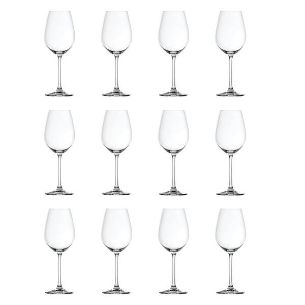 Unbranded 12-Piece Red and White Wine Glass Bundle in Clear