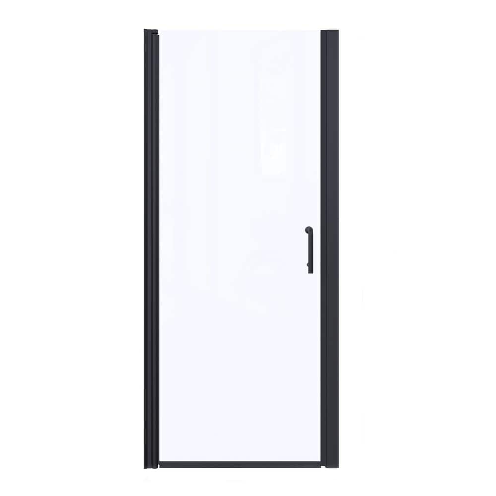 ANGELES HOME 3637 3/8 in. W x 72 in. H Pivot SemiFrameless Shower