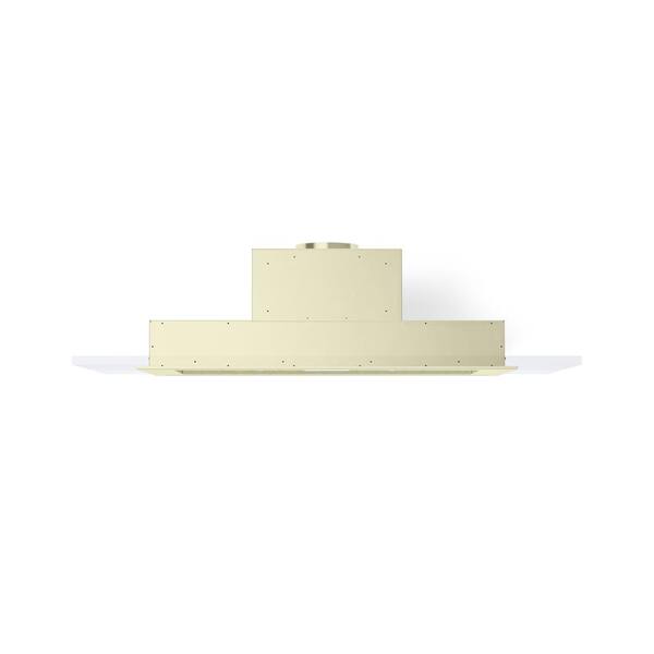 Hallman 58 in. 1000 CFM Cabinet Insert Vent Hood with Lights in Antique White