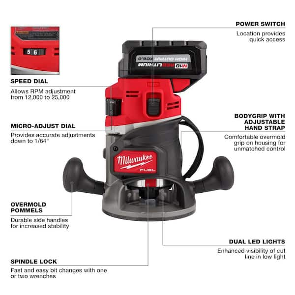 Router bits for discount milwaukee cordless router