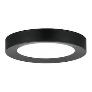 1006831036 Calloway HB 11 in. LED 5CCT Flush Mount Matte Black