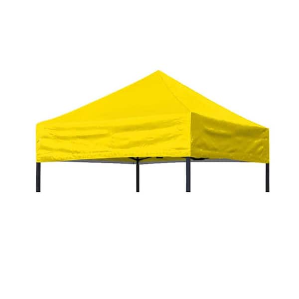 Tradesparker US pop-up replacement tops, 5 ft. x 5 ft. Instant Ez tops only (Yellow)
