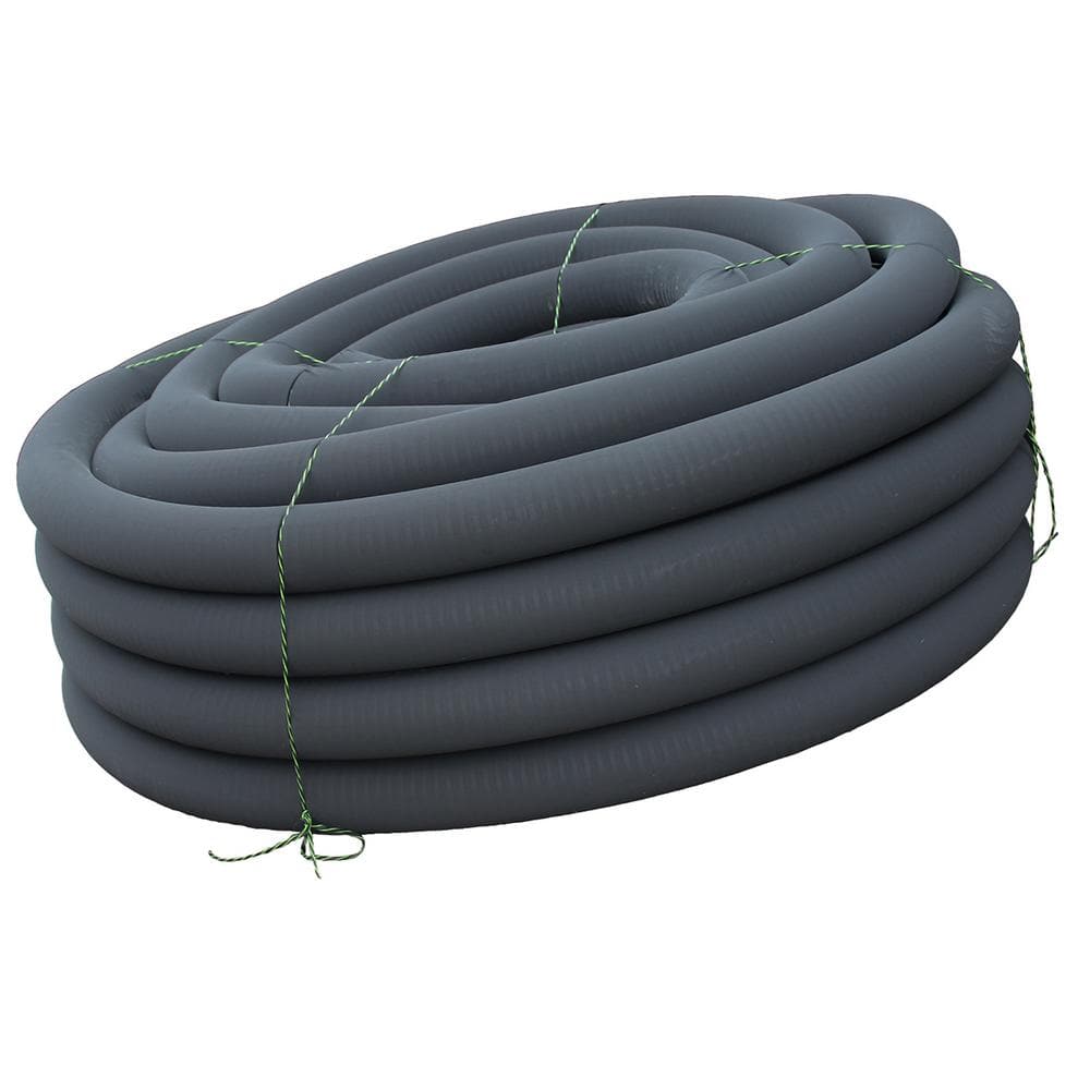 UPC 096942632027 product image for 4 in. x 100 ft. Singlewall Perforated Drain Pipe with Filter Sock | upcitemdb.com