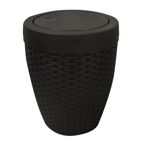 Modern Homes Round Bath Bin in Brown