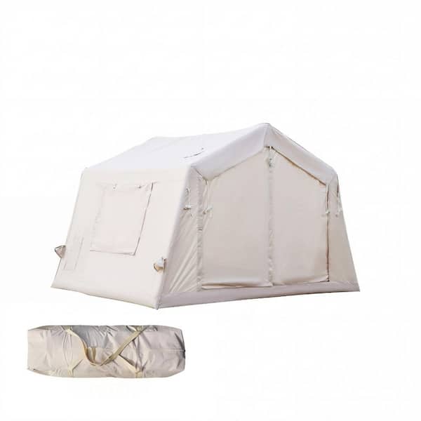 DENISLAWN 8 ft. x 11 ft. Beige 4 Season Oxford Inflatable Camping