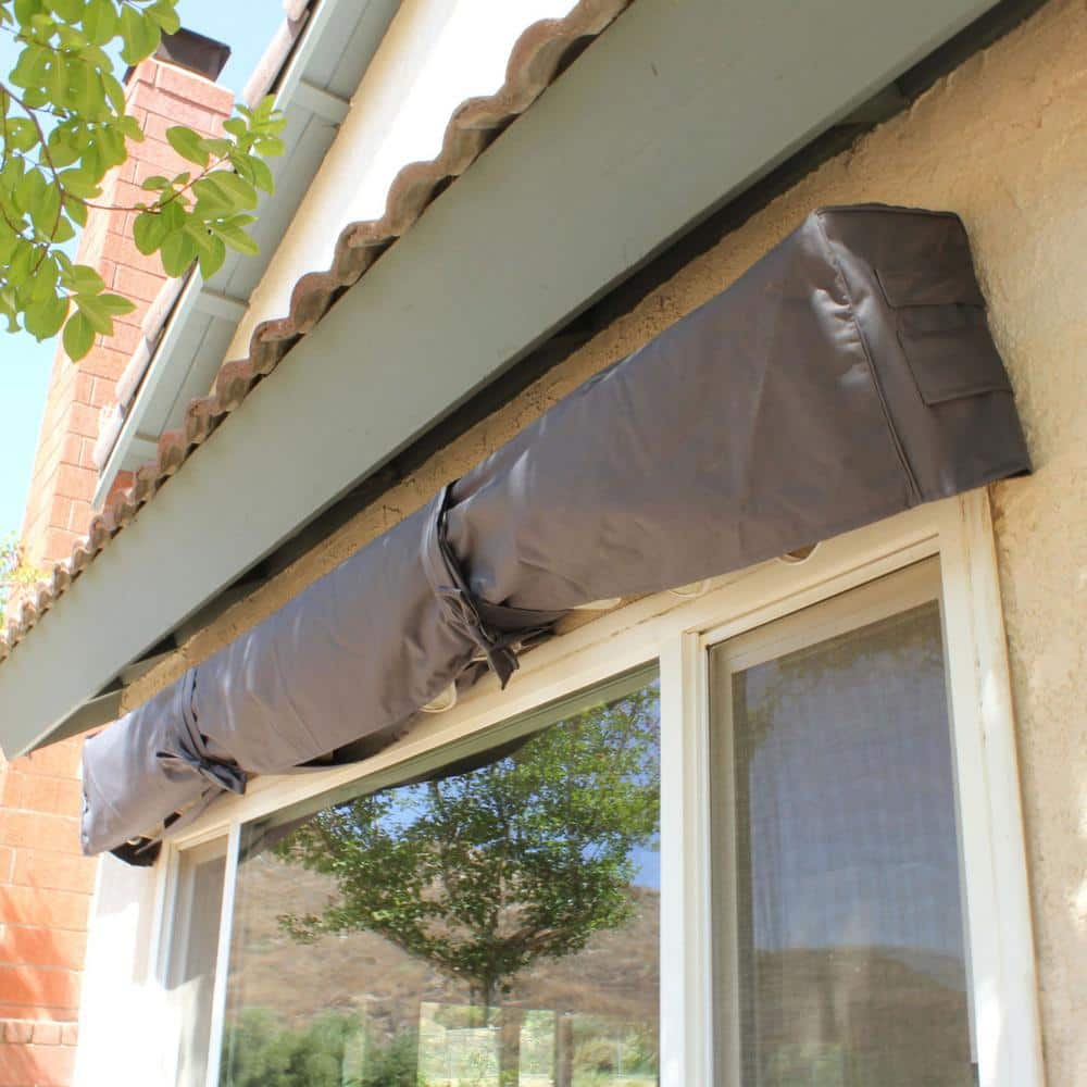Gray 10' Heavy Duty Water Resistant Retractable Awning Cover