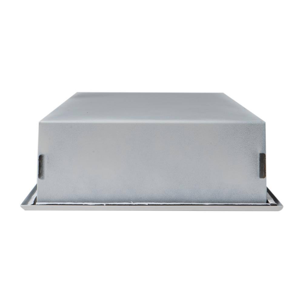 Matte White Stainless Steel 24" Horizontal Shower Shelf Niche