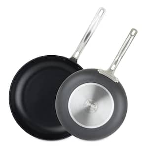 Hard Anodized Nonstick 2pc Fry Pan Set, 10 in. and 12 in.