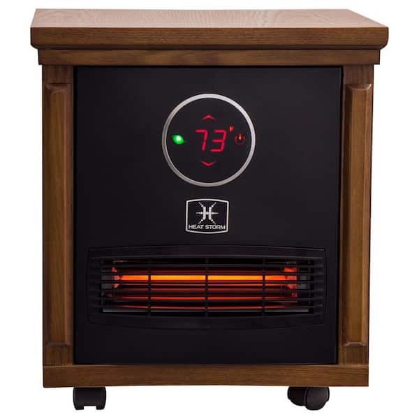 Heat Storm Smithfield Classic 1,500-Watt Infrared Quartz Portable Heater with Built-In Thermostat and Over Heat Sensor