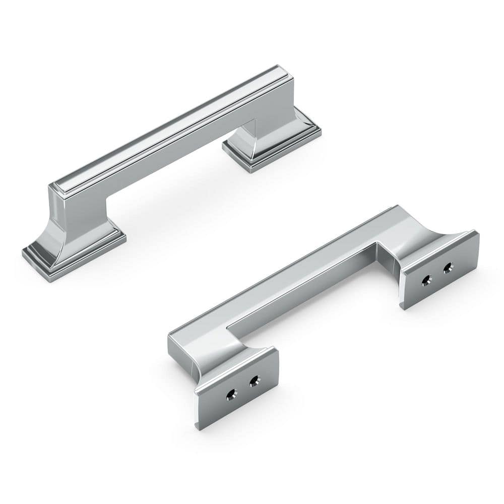 Brownstone Collection Pull 3 Inch & 3-3/4 Inch (96mm) Center to Center Chrome Finish price history on PriceWatchPro