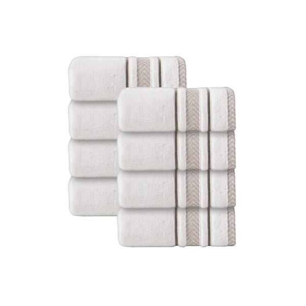 Laina Turkish Cotton 8-piece Wash Cloth Set