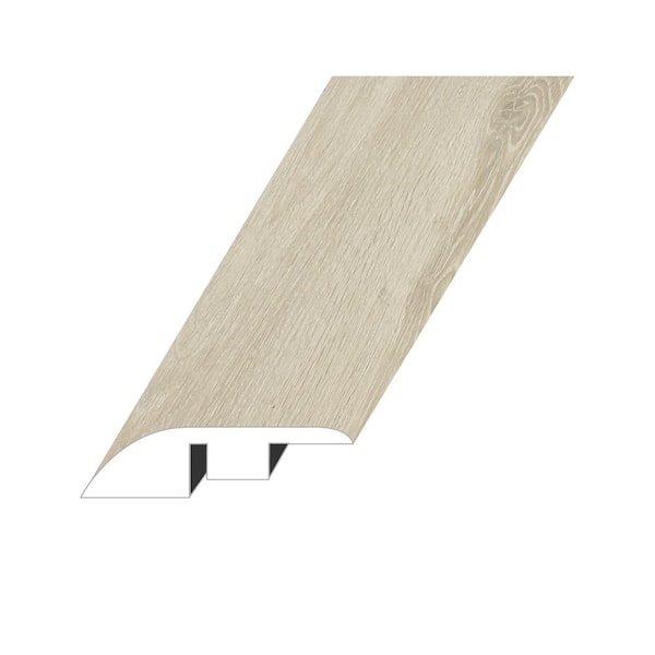 Montserrat Lineage Lumen Ash 0.6 in. Thick x 1.8 in. W x 94.5 in. L HDF Waterproof Laminate Embossed Wood Look Reducer Molding