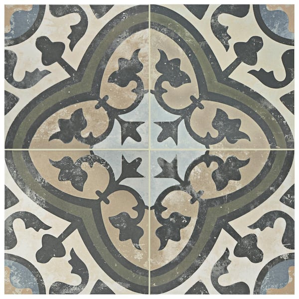 Evoque Carthusian 9-3/4 in. x 9-3/4 in. Porcelain Floor and Wall Tile (10.88 sq.ft./Case) Evoque Carthusian 9-3/4 in. x 9-3/4 in. Porcelain Floor and Wall Tile (10.88 sq.ft./Case)