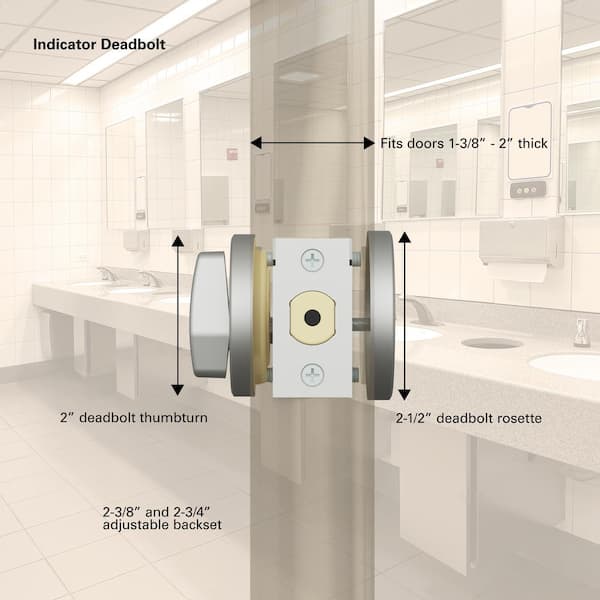 Disabled Toilet Lock Set DDA Approved Satin Stainless Steel – Commercial  Hardware