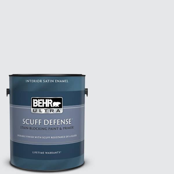 BEHR ULTRA 1 gal. #620E-1 Lily Lavender Extra Durable Satin Enamel Interior Paint & Primer