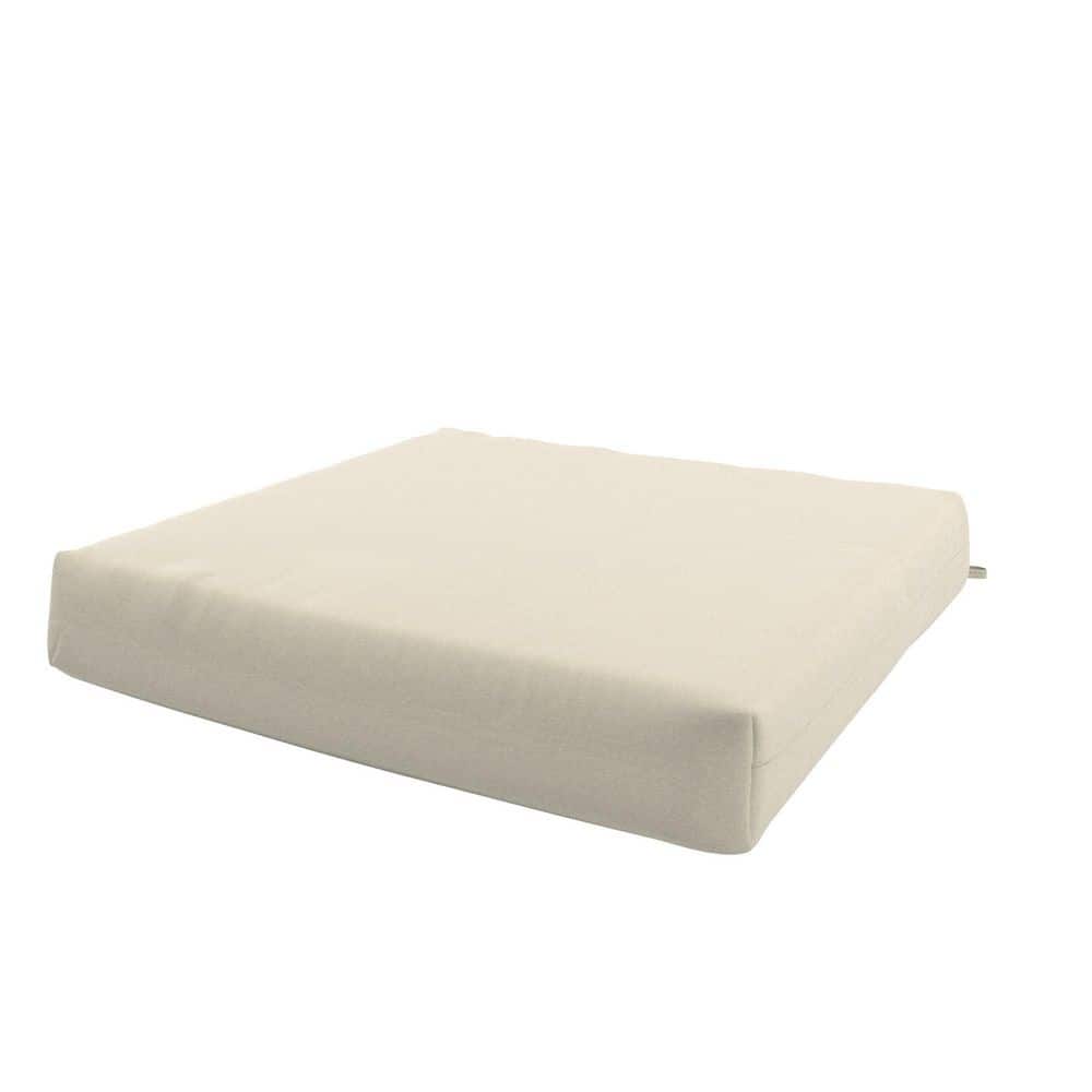Seat Pad Cushion Set of 2 with Sunbrella Fabric and Memory Foam Core, 18 x 18 in. Canvas price history on PriceWatchPro