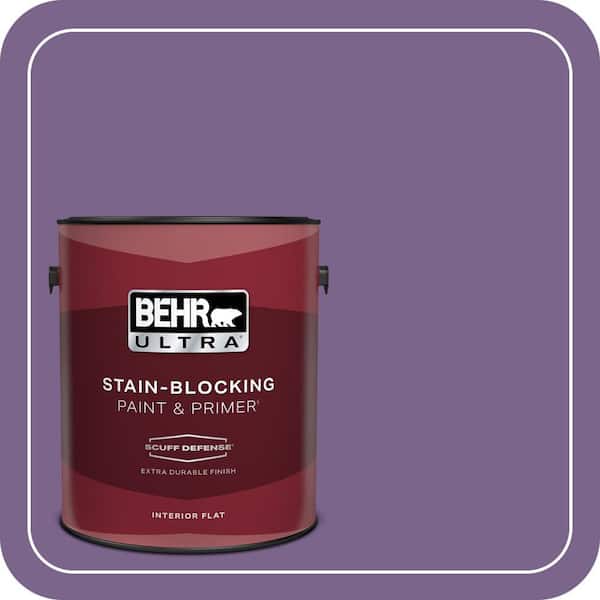 BEHR ULTRA 1 gal. #M570-6 Notorious Extra Durable Flat Interior Paint & Primer